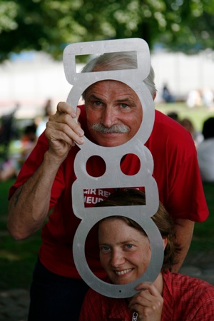 Yann Arthus-Bertrand et Franny Armstrong